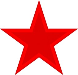Etoile rouge symbole du communisme