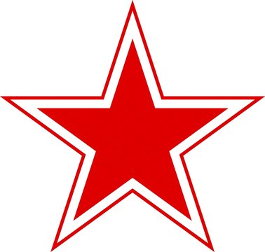 Etoile rouge symbole du communisme