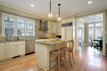 Kitchen in luxury home