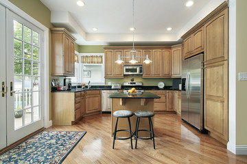 Kitchen in suburban home