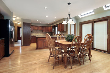 Kitchen in luxury home