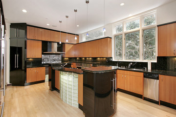 Kitchen in luxury home