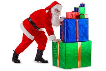 Santa's hard work