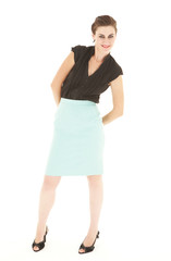 Fototapeta premium Adult Caucasian businesswoman