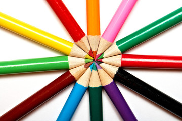 Naklejka premium Color Pencils