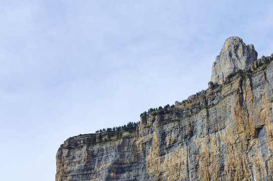 rocky pinnacle in Ordesa valley