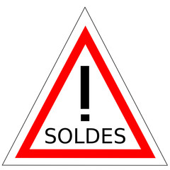 Panneau soldes