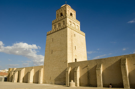 Gro&szlig;e Moschee in Kairouan, Tunesien