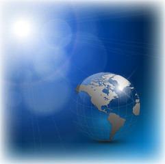 Abstract background blue