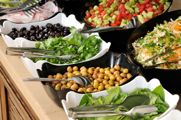 Buffet style food - a series of RESTAURANT images.