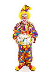 Clown With Cake - Full Body