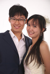Asian couple