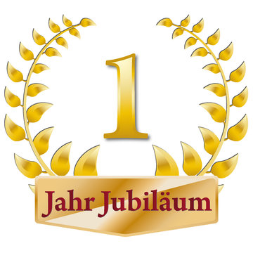 1 jahr jubil&auml;um