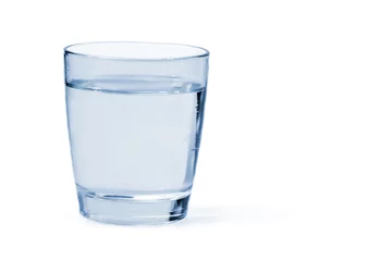 Rolgordijnen Water Glas met water