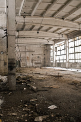 Abandoned Industrial interior