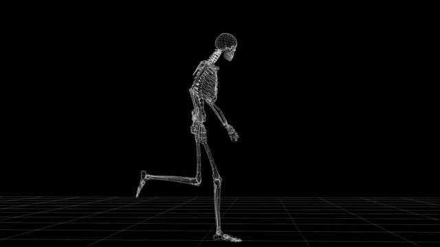 Skeleton Running