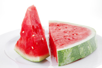 red watermelon pieces