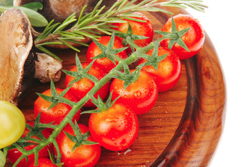 vegetables and olives