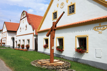 Czech Republic - UNESCO village Holesovice in South Bohemia