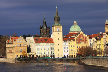 Fototapeta premium Prague Old Town with the Bridge Tower
