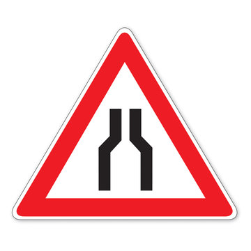 Schild (22) Verengte Fahrbahn
