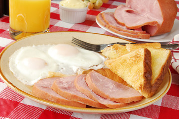 Ham and eggs