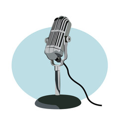 Microfono estilo vintage