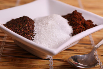Tea coffee sugar