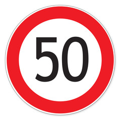 Schild (36) Zulässige Höchstgeschwindigkeit