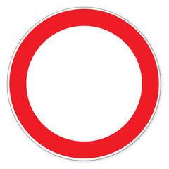 Schild (44) Verbot für Fahrzeuge aller Art
