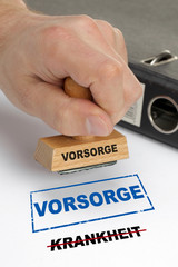 Vorsorge Krankheit