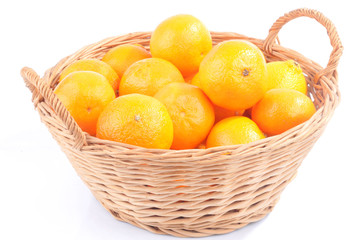 Panier de mandarines