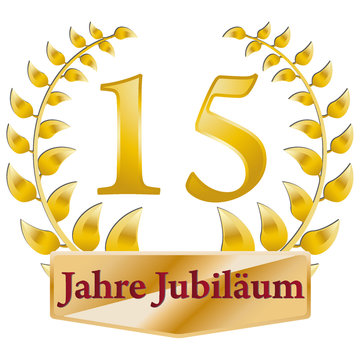 15 jahre jubil&auml;um