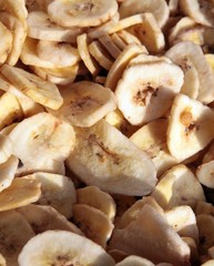 bananas' dried slices