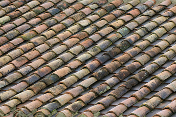 tetto di antico casale umbro