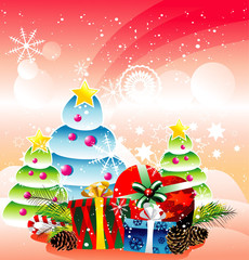 christmas tree vector