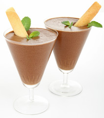 coupe de mousse au chocolat