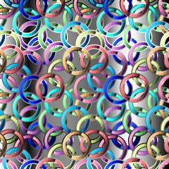 Seamless circle pattern