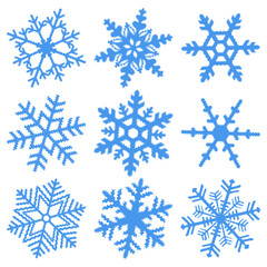 Schneeflocken Vector