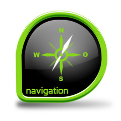 Button Navigation grün Kreiseck