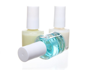 nail polish isolated on a white background