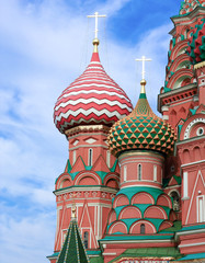 Fototapeta na wymiar St. Basil's Cathedral on Red square, Moscow, Russia