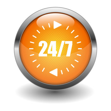 Button Rund-um-die-Uhr