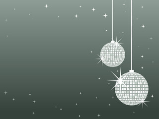 Mirror Ball Christmas Decorations