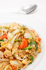 Chinese style fry noodle with vegetables