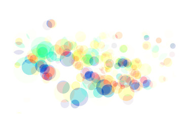Vector abstract lights bokeh effects