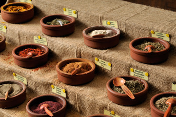 Assortment of spice.