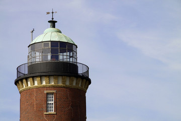Der Leuchtturm in Cuxhaven an der Alten Liebe