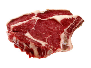 Raw Rib Eye Steak