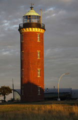 Der Leuchtturm in Cuxhaven an der Alten Liebe